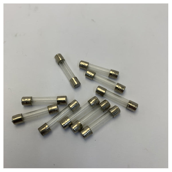 OLVIS Glas-Sicherung 500mA 250V flink 5x25mm Marine-Elektronik-Sicherung - Set mit 10 Stück 