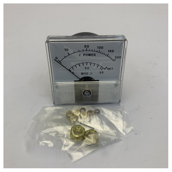 Southern Avionics 9M190009 RF-effektmåler 2,5 tommer 0-1 mA analog panelmåler 