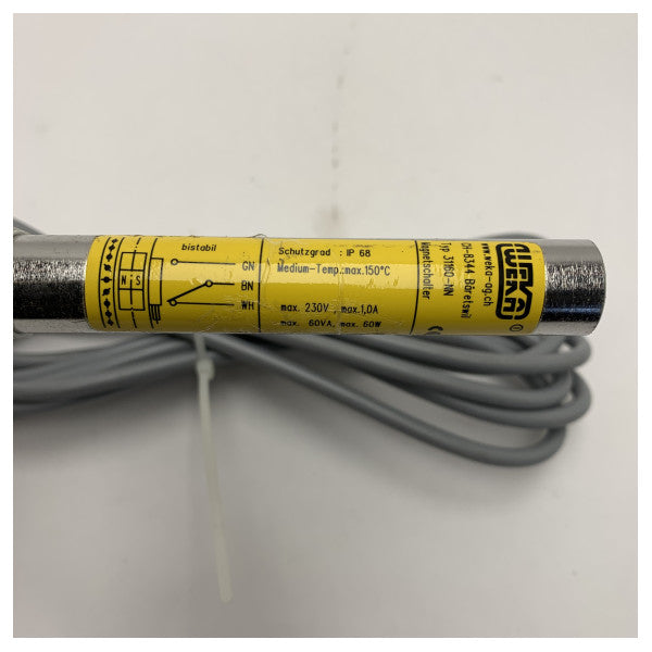 Weka Détecteur de niveau magnétique robuste en acier inoxydable IP68 pour la surveillance précise du niveau de liquide jusqu'à 150�C