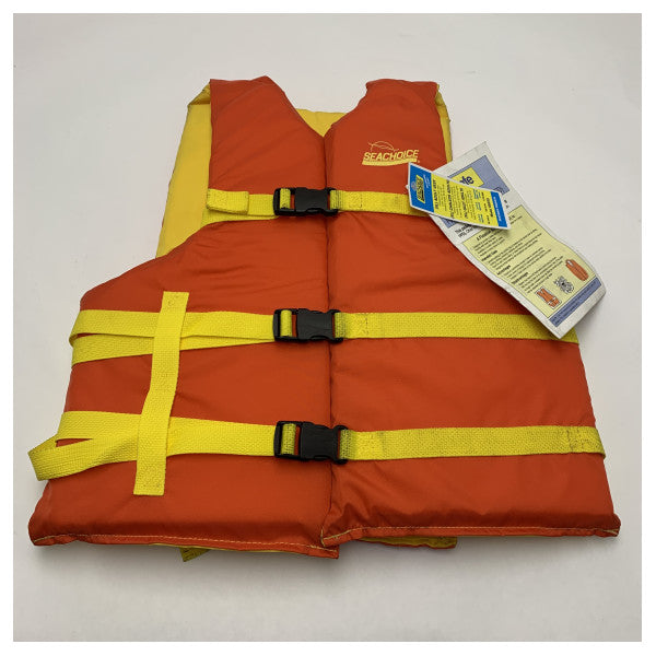 Seachoice Deluxe Life Jacket XL - Vêtement de flottaison individuel de type III à haute visibilité pour la navigation de plaisance et les sports nautiques