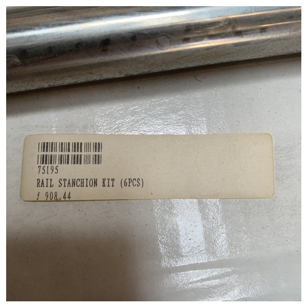 Zestaw kłonic do relingów ze stali nierdzewnej - trwałe, odporne na korozję podparcie relingów łodzi