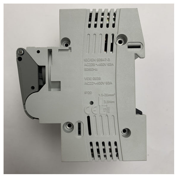 Mersen 63A 海洋電気設備用2極電源スイッチディスコネクターヒューズ - J1012606B