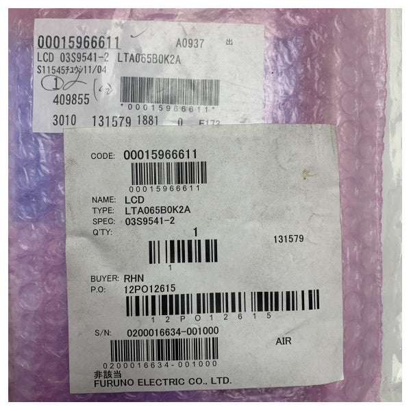 Furuno Marine LCD Display Module for Echo Sounder - Durable Waterproof Sonar Screen