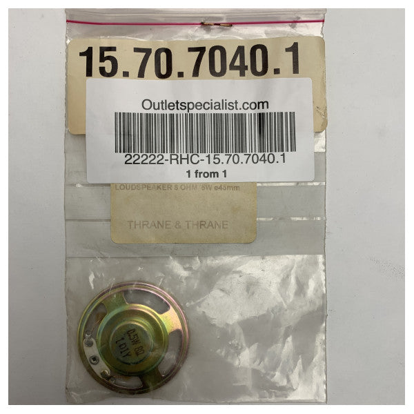 Sailor Thrane and Thrane Marine Radio Speaker 8 Ohm vandtæt korrosionsbestandig kompakt metalhøjttaler til maritim brug