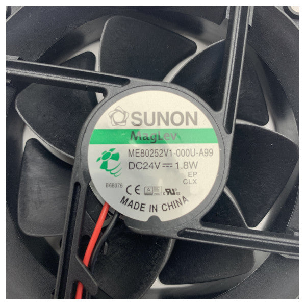 Sunon 24V DC Marine Cooling Fan 80x80x25mm with MagLev Bearing for Electronics - SF23080/24