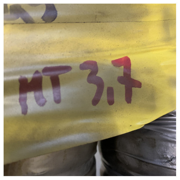 Tuyau d'évacuation spiralé flexible de haute qualité de 3,7 m 102 mm � Conforme à la norme ISO 13363 D.102