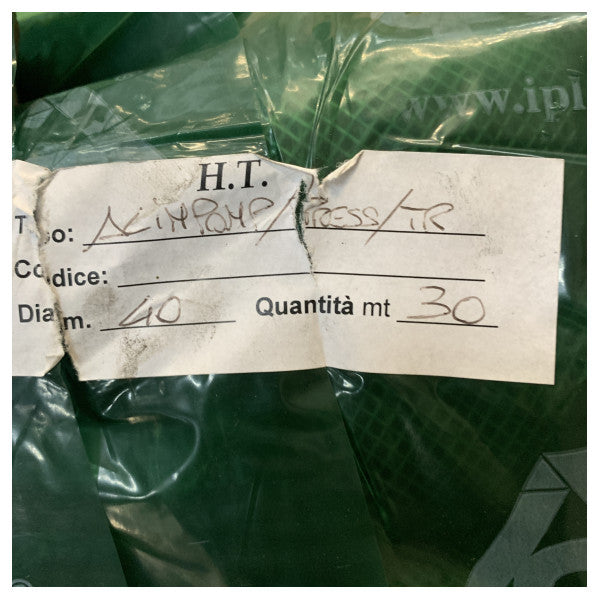 Alimpomp Press TR Якість їжі ПВХ шланг D40 мм довжина 30М 