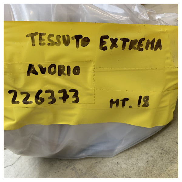 Extreme Ivory high quality Artificial Leather Upholstery 18 x 1.4M 