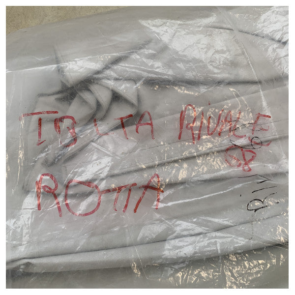 Riva Rivale 56 bimini avec fenêtres - Tente marine blanche durable pour la protection contre le soleil et les intempéries