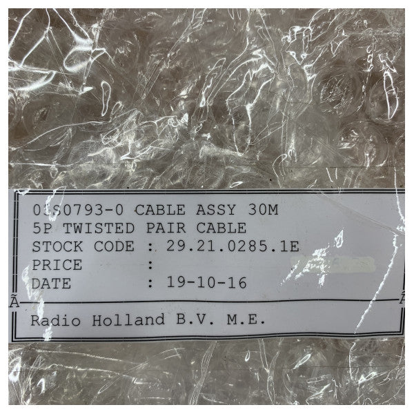 Furuno 05S0793-0-1 Ναυτικός Θωρακισμένος Σηματοφόρος Καλώδιο - Πολυπύρηνο - 001-573-890-00 