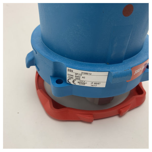 Marechal Marine Grade 4-Pole Electrical Connector 380-440V 150A IP67 DS9 Waterproof for Maritime Use - 3198013