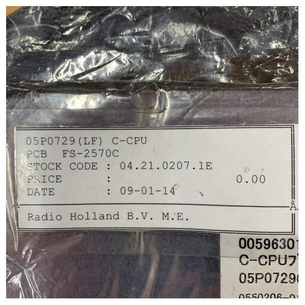 Furuno 05P0729(LF) CPU Board for FS-2570C - Marine Electronics