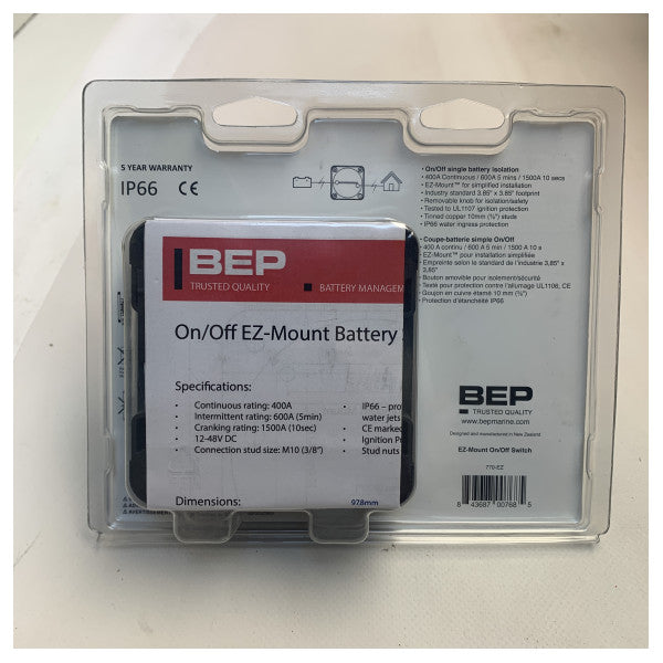 Bep Battery Main Switch Switch Pro Installer 12/24V - 770 -EZ