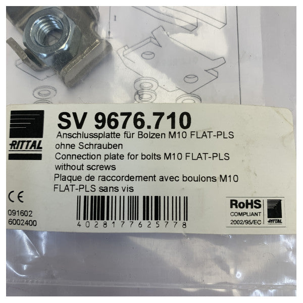 Rittal SV 9676.710 Terminal Block for Rail Copper Marine Electrical Component 