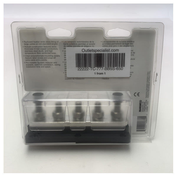 BEP Bus Bar Pro Installer Heavy-Duty 650A 5x 10 mm