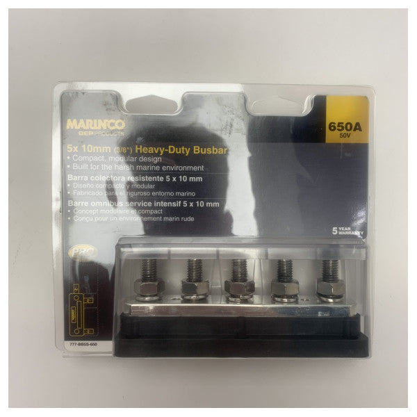 BEP Bus Bar Pro Installer Heavy-Duty 650A 5x 10 mm