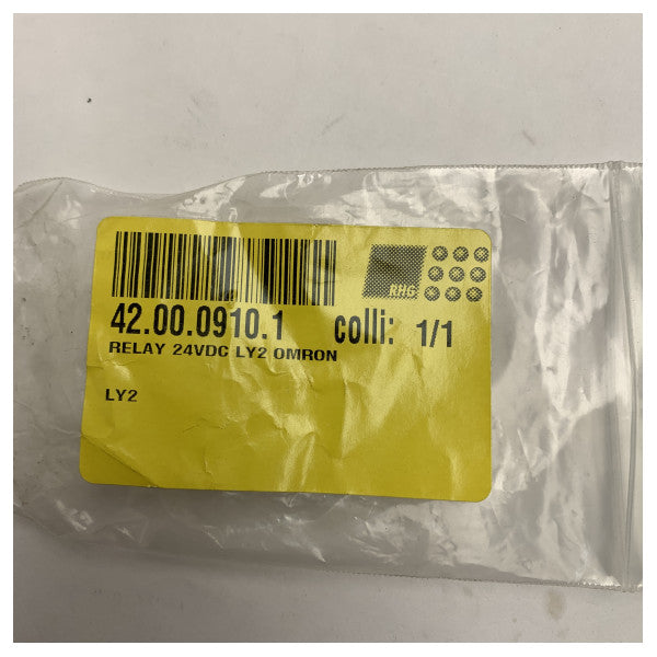 Omron LY2 24VDC Ναυτικό Ρελέ - Ανθεκτικό, Συμπαγές & Ανθεκτικό στην Υγρασία για Αυτοματοποίηση Πλοίων 