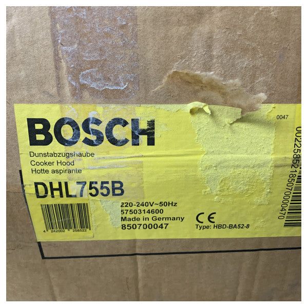 Bosch DHL755B Marine Davlumbaz - Kompakt Tekne Mutfakları için Dayanıklı Havalandırma