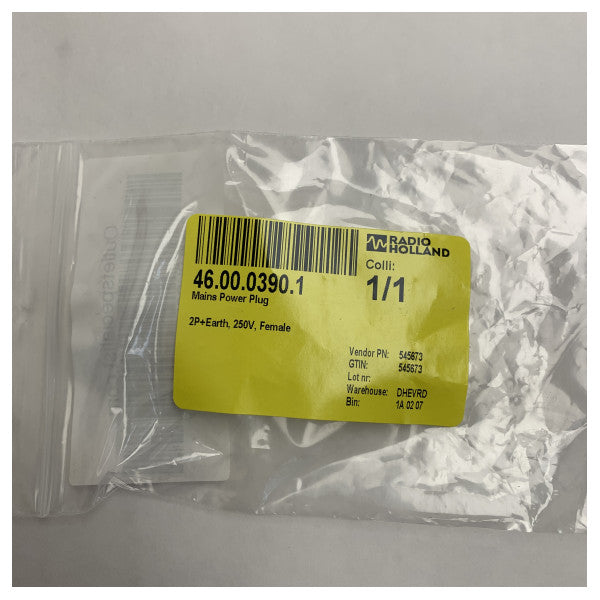 Θηλυκός Σύνδεσμος Θαλάσσιας Ενέργειας 250V Αδιάβροχος Βύσμα για Ηλεκτρικά Συστήματα Σκαφών 