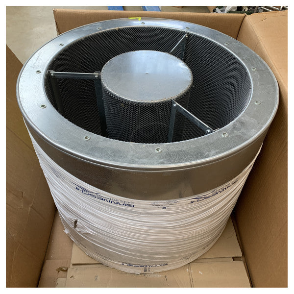 Marine Stainless Steel Silencer Gianneschi – Durable Sound Muffler for Maritime Ventilation Systems 