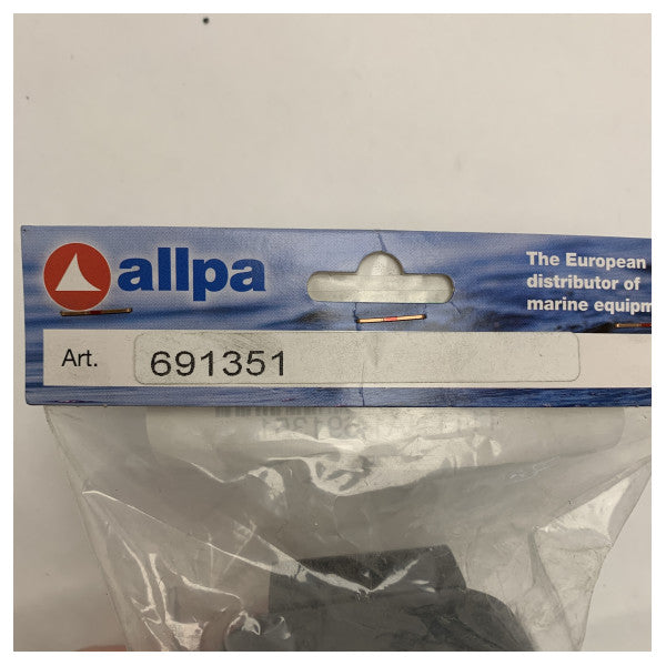 Antal Allpa 691351 Bloco de Polia Marinha Durável em Aço Inoxidável com Paragem de Genuas 