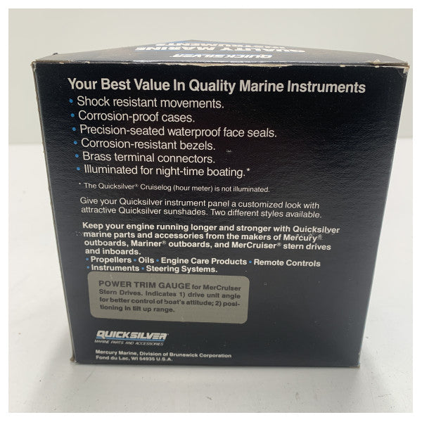 Mercury Quicksilver motor trim gösterge kılavuzu - 79-817033-A1