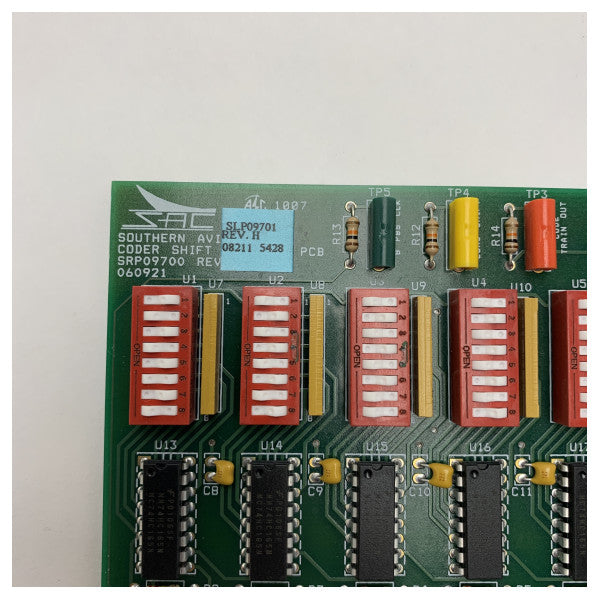 Radio Holland Coder Shift Register PCB Board Assy P/N SLP09701 