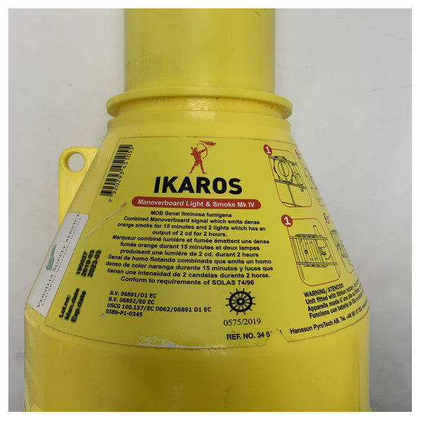 Ikaros MOB light and Smoke signal MKIV Solas MED USCG - 190027