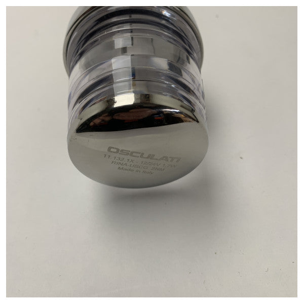 Mât d'éclairage marin à LED rétractable Osculati avec base en acier inoxydable - Éclairage de bateau durable et étanche