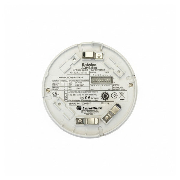 Консіліум NS-AOHS-IS Аналоговий оптичний димовий детектор білий 