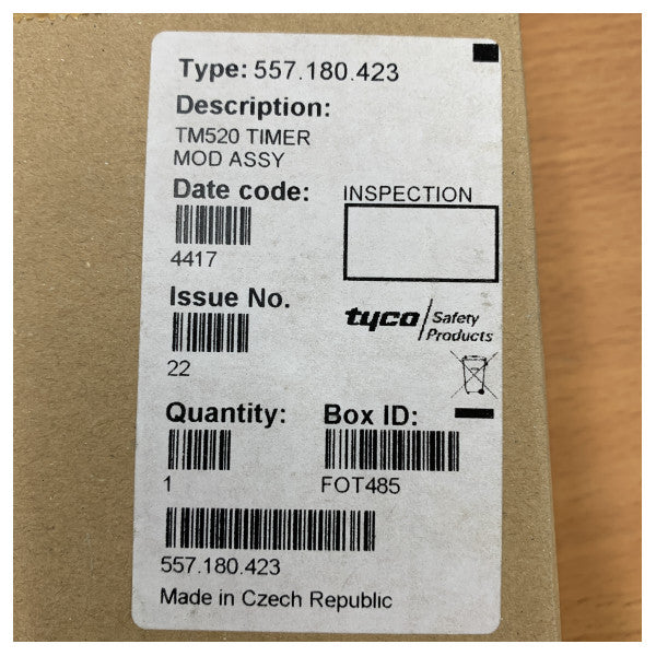 Tyco TM520 Timer Module - Fire and Security Systeem - 557.180.423