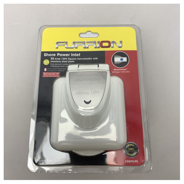 مدخل طاقة عربة سكن متنقلة مربعة Furrion 30A 115 فولت - F30ITS-PS