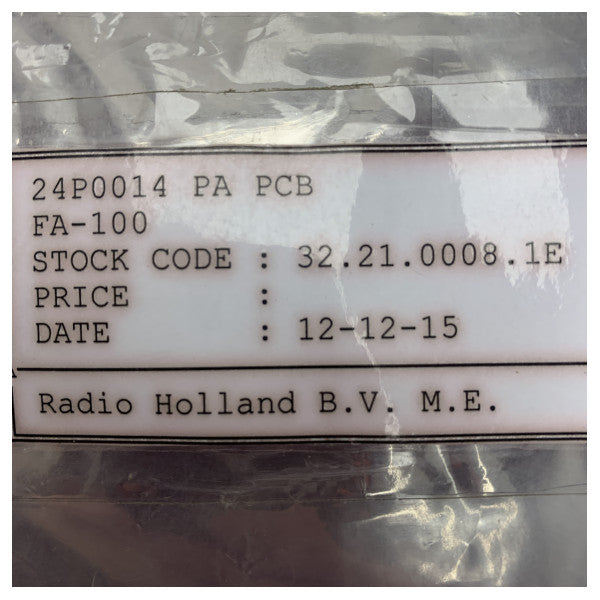 Módulo Furuno PAD 24P0014 FA100 005-952-280 