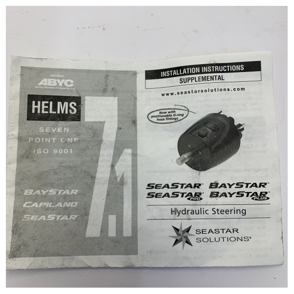 SeaStar Solutions Hydraulic Steering Couplings Set 45 Degrees 18-FT-LBS 
