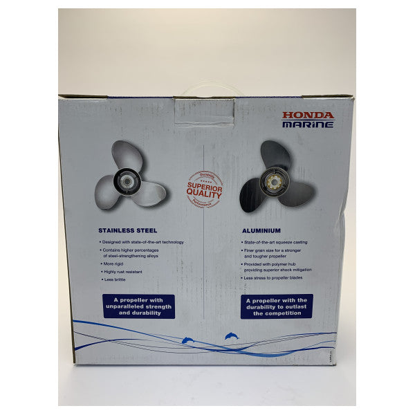 Honda Marine Außenbordpropeller 58130-ZW1-015AH Aluminium 3-Blatt Rechts 