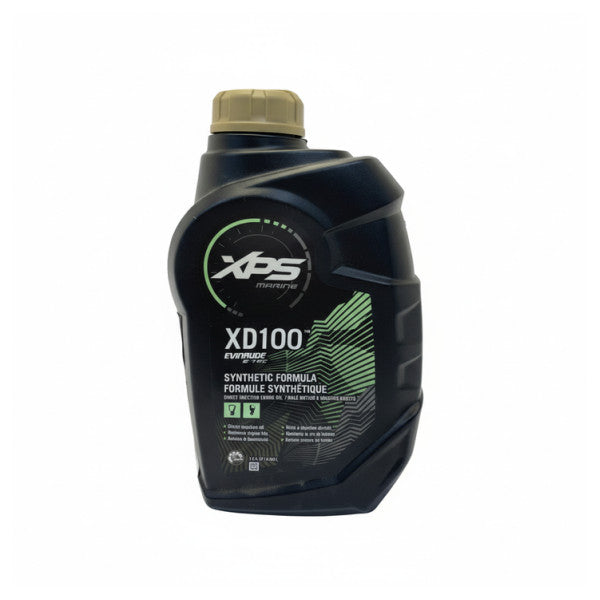 Evinrude XD100 Marine Engine Oil - Synthetic Outboard Engine Oil - 1L