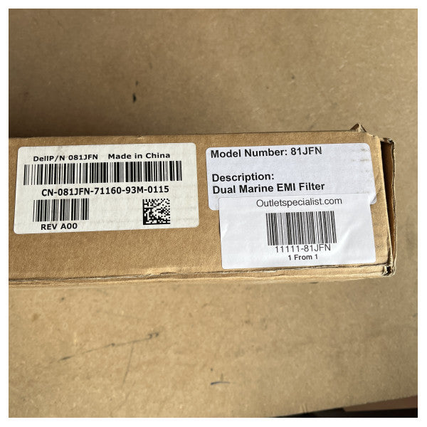 Captec Dual Marine EMI Filter 81JFN - високоефективне придушення електромагнітних завад для морської електроніки