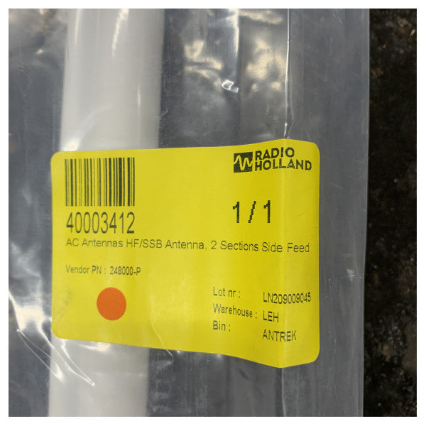 Antenne AC Antennas KUM480 à 2 sections pour systèmes HF/SSB 