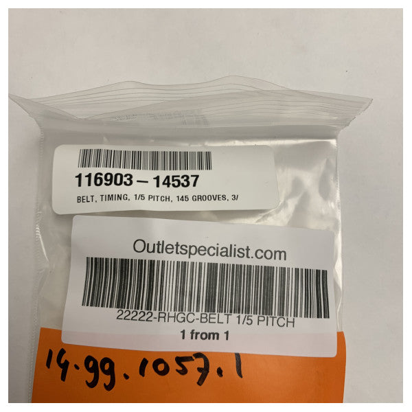 SeaTel пояс часового механізму 1/5P 145 канавок 3/8 широкий пояс 116903-14537 комплект 