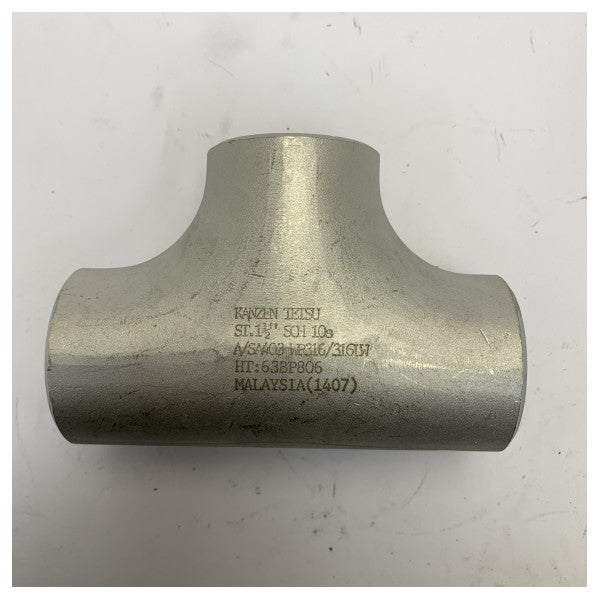 Kanzen Tetsu 63P806 rustfrit stål T-stykkefitting 