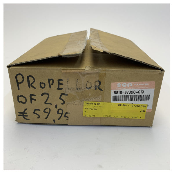 Suzuki Propeller DF 2.5 Outboard Engine 3 x 18.8 x 13.5 - 58111-97J00-019