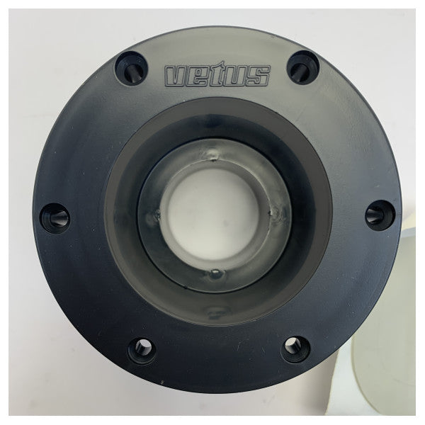 Vetus TRC50PV transommonteret udstødning med tilbageholdelsesventil sort 