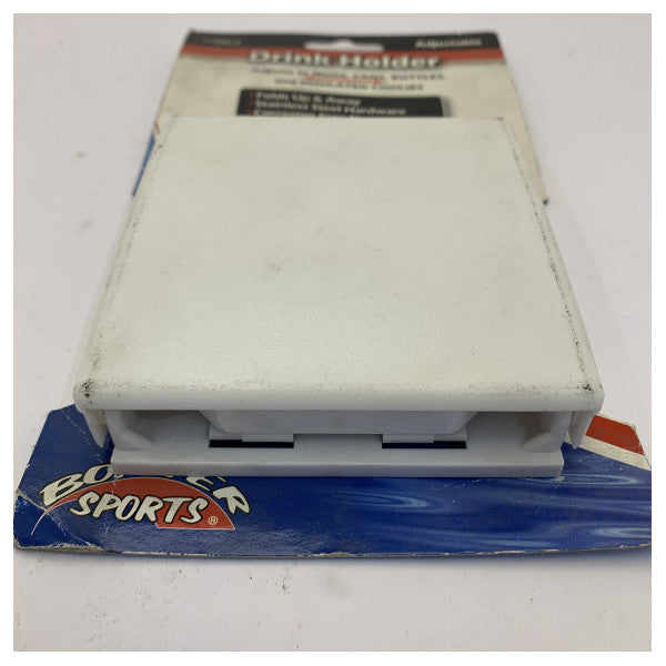 Boater Sports Mountable Adjustable Folding Drink Holders - White 52012 