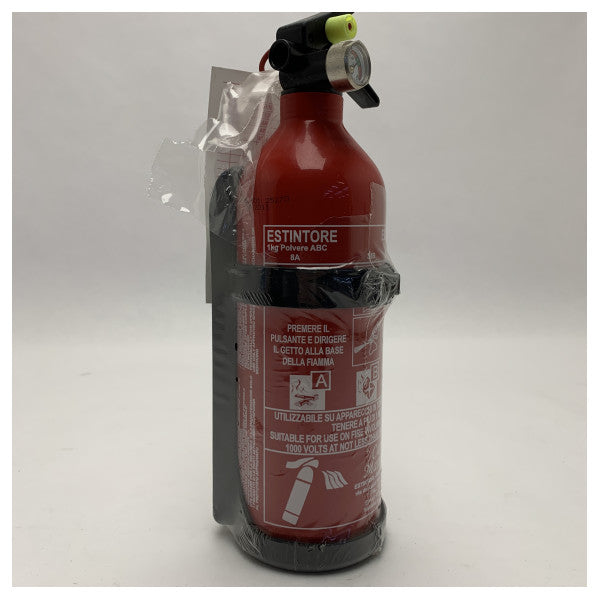 Пожарогасител 1kg ABC Powder за морска употреба - компактен, лек и устойчив на атмосферни влияния