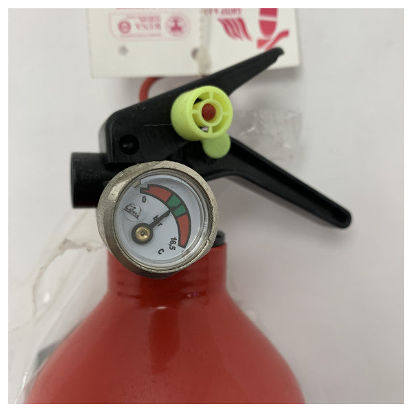 Extincteur à poudre ABC 1kg pour usage maritime - compact, léger et résistant aux intempéries