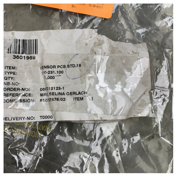 Raytheon Anschutz Gyrocompass Heater Sensor PCB 110-231.100 