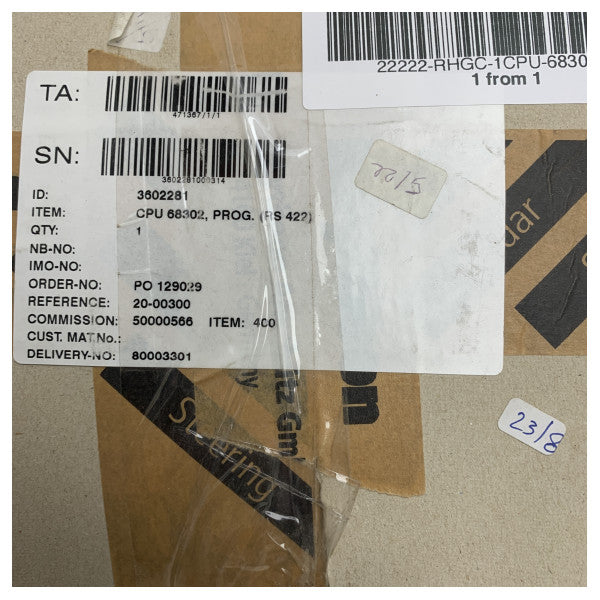 レイセオン アンシュッツ オートパイロット ブリッジ ステアリング CPU 68302 RS422付き 