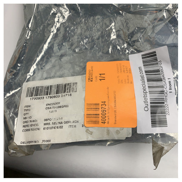 Гірокомпас Raytheon Anschutz Ротаційний енкодер - CSA964096GF03 