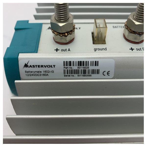 Mastervolt Battery Mate 1602 IG розподільник струму заряду 2 акумуляторів | 160 Ампер - 83116025