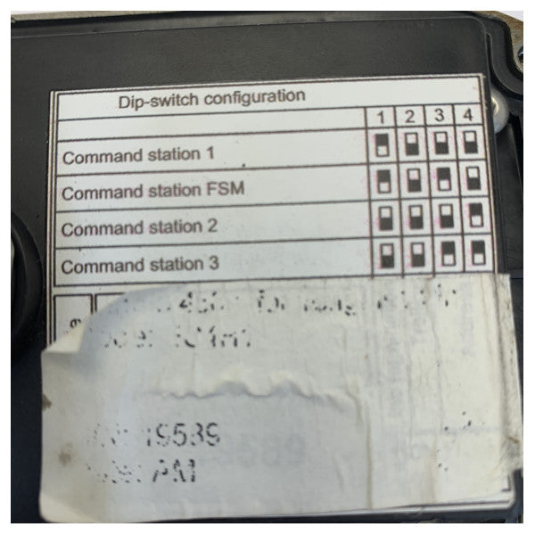 Vetus EC4H1 Elektronik Tek Motor Kontrol Kolu 12/24V 